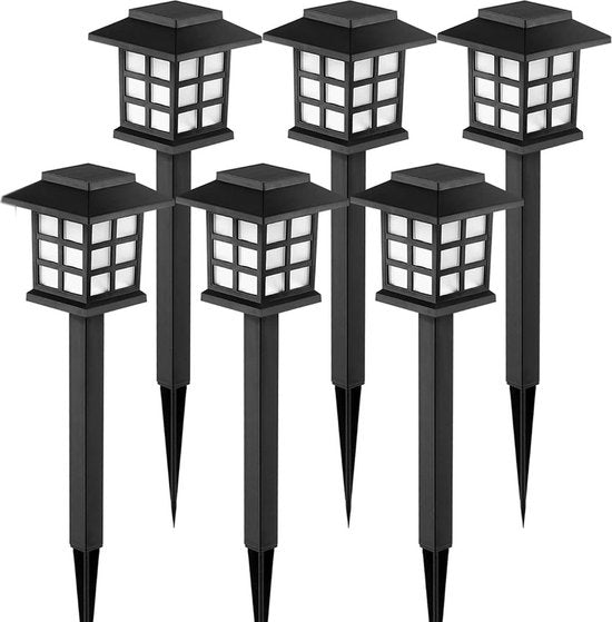 Tredax 6 Stuks Solar LED Tuinlamp