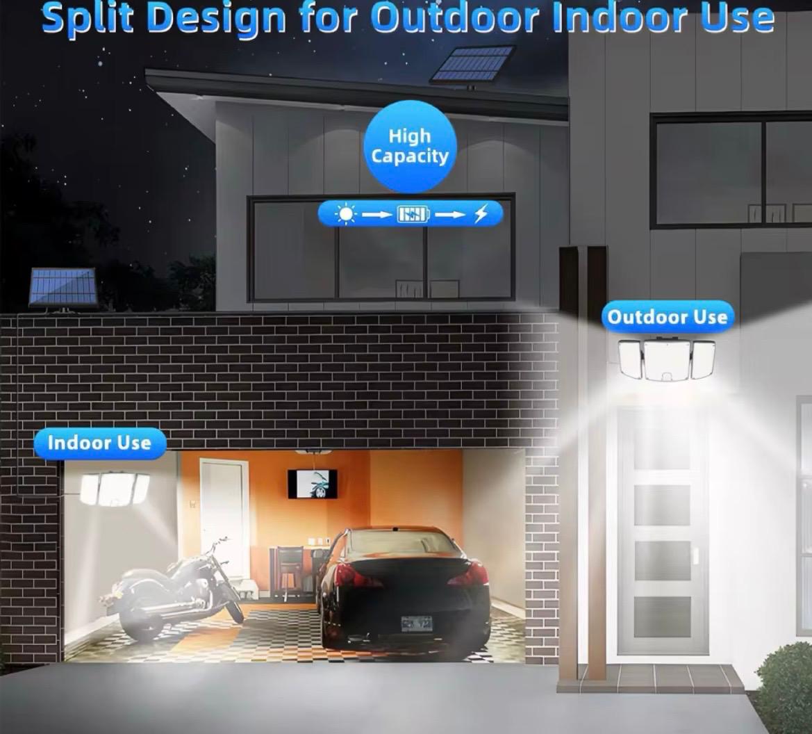 Tredax solar Buitenlamp met bewegingssensor en 278 LED