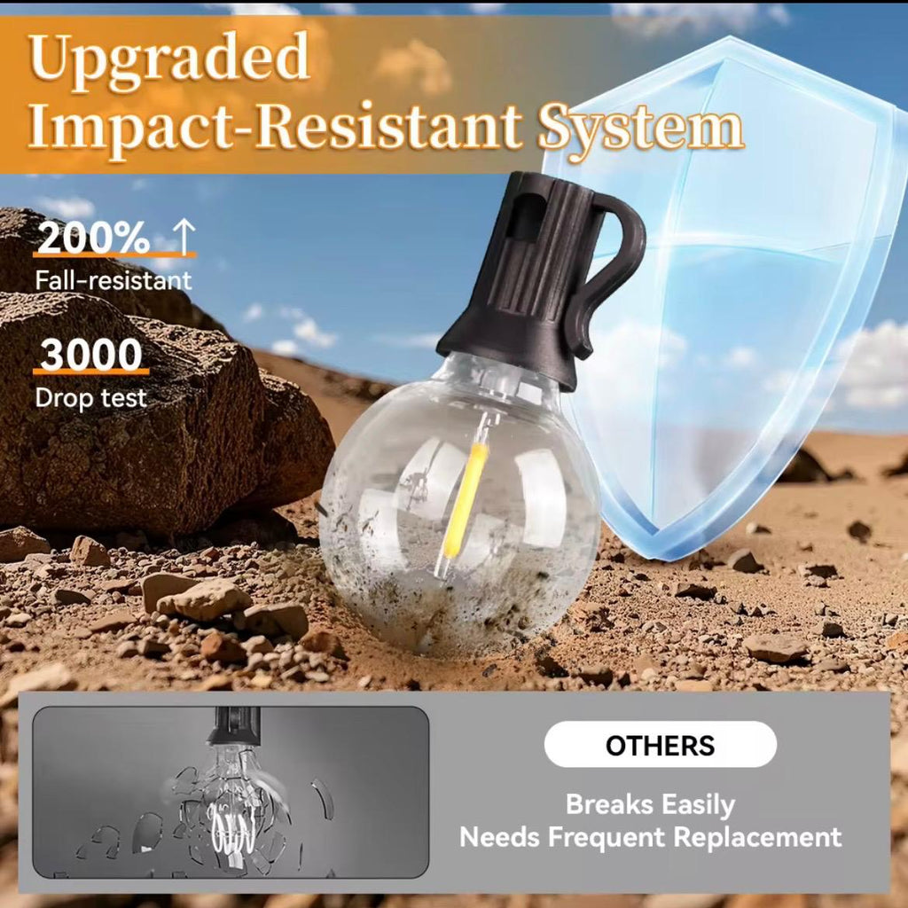 Tredax solar light bulbs 15m