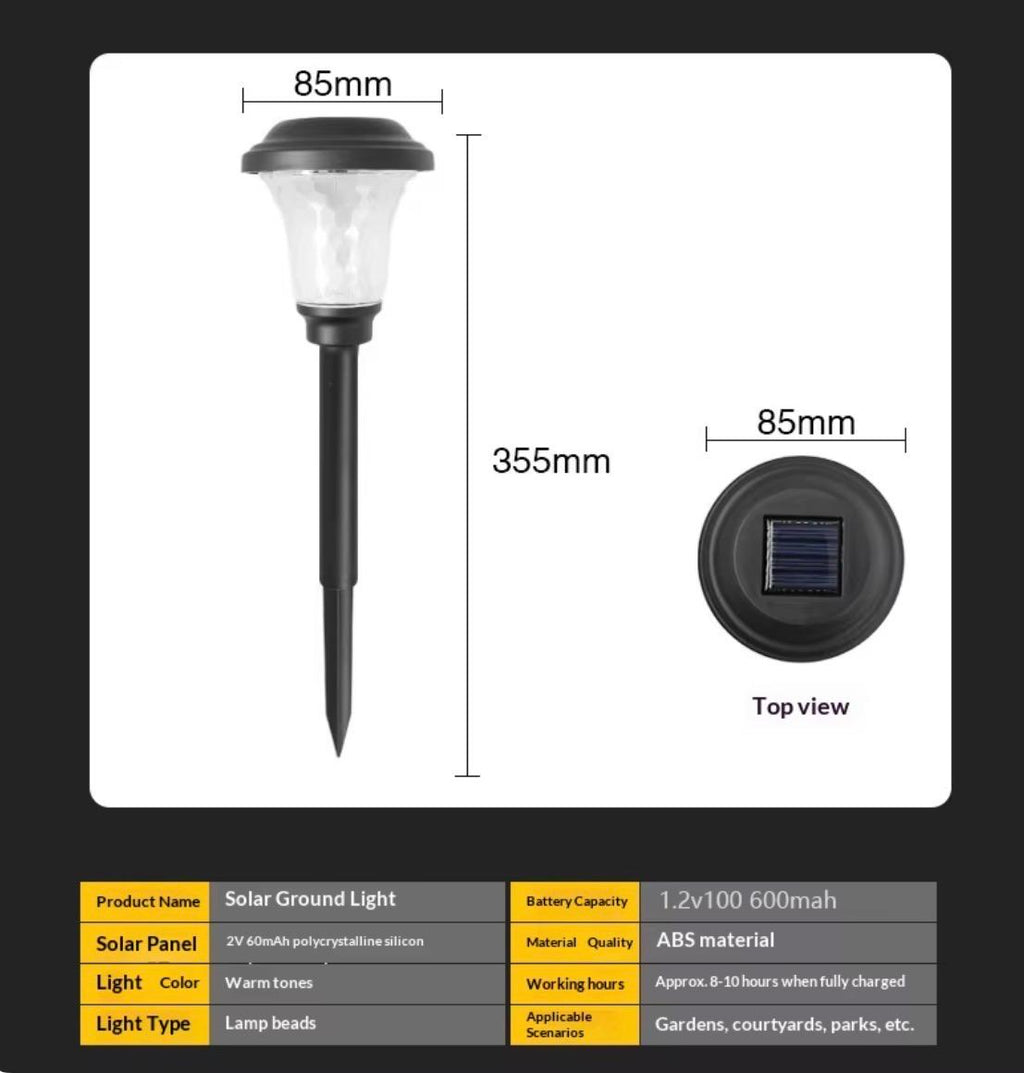 Tredax 6 stuks - Solar tuinlamp