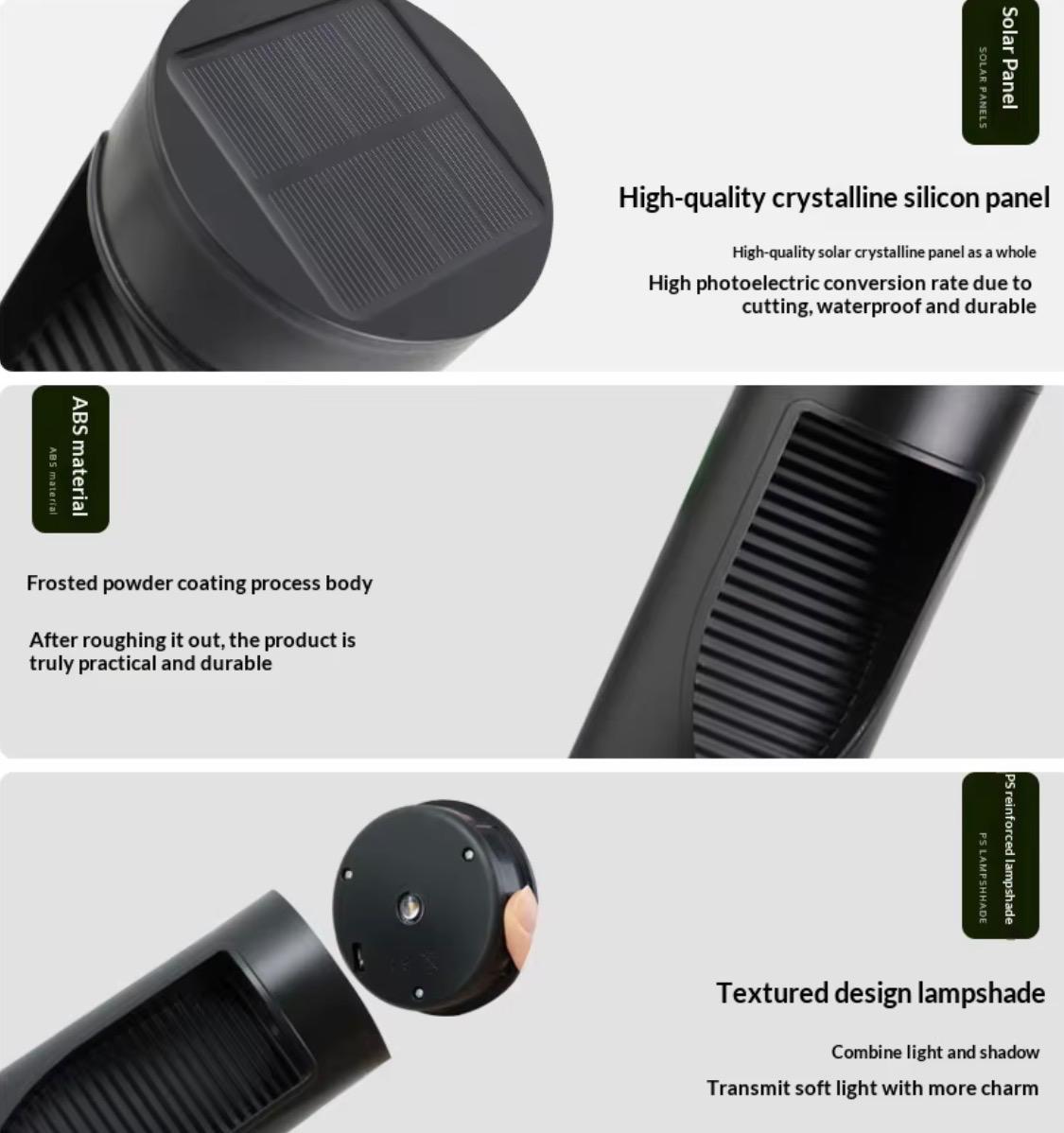 Tredax 4 stuks - Solar tuinlamp