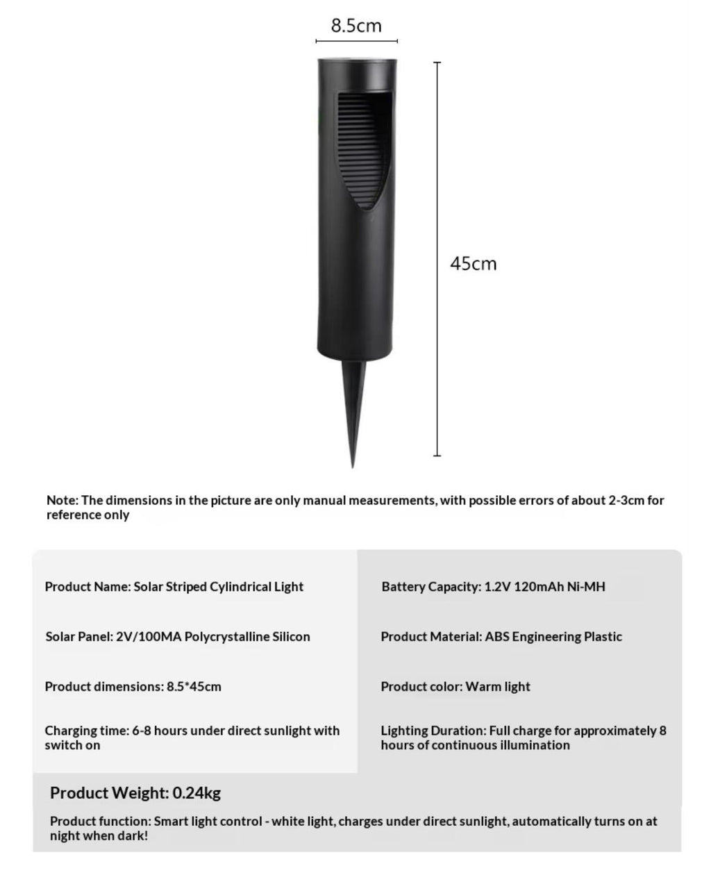 Tredax 4 stuks - Solar tuinlamp