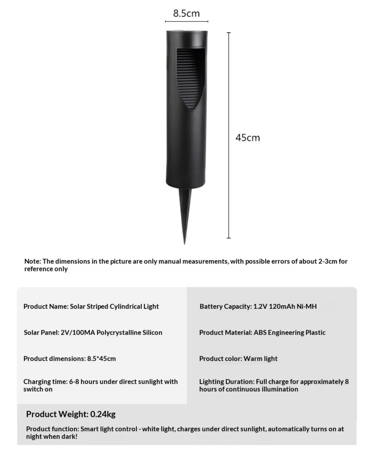 Tredax 4 stuks - Solar tuinlamp