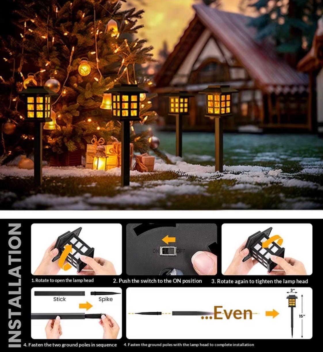 Tredax 6 stuks - Solar tuinlamp