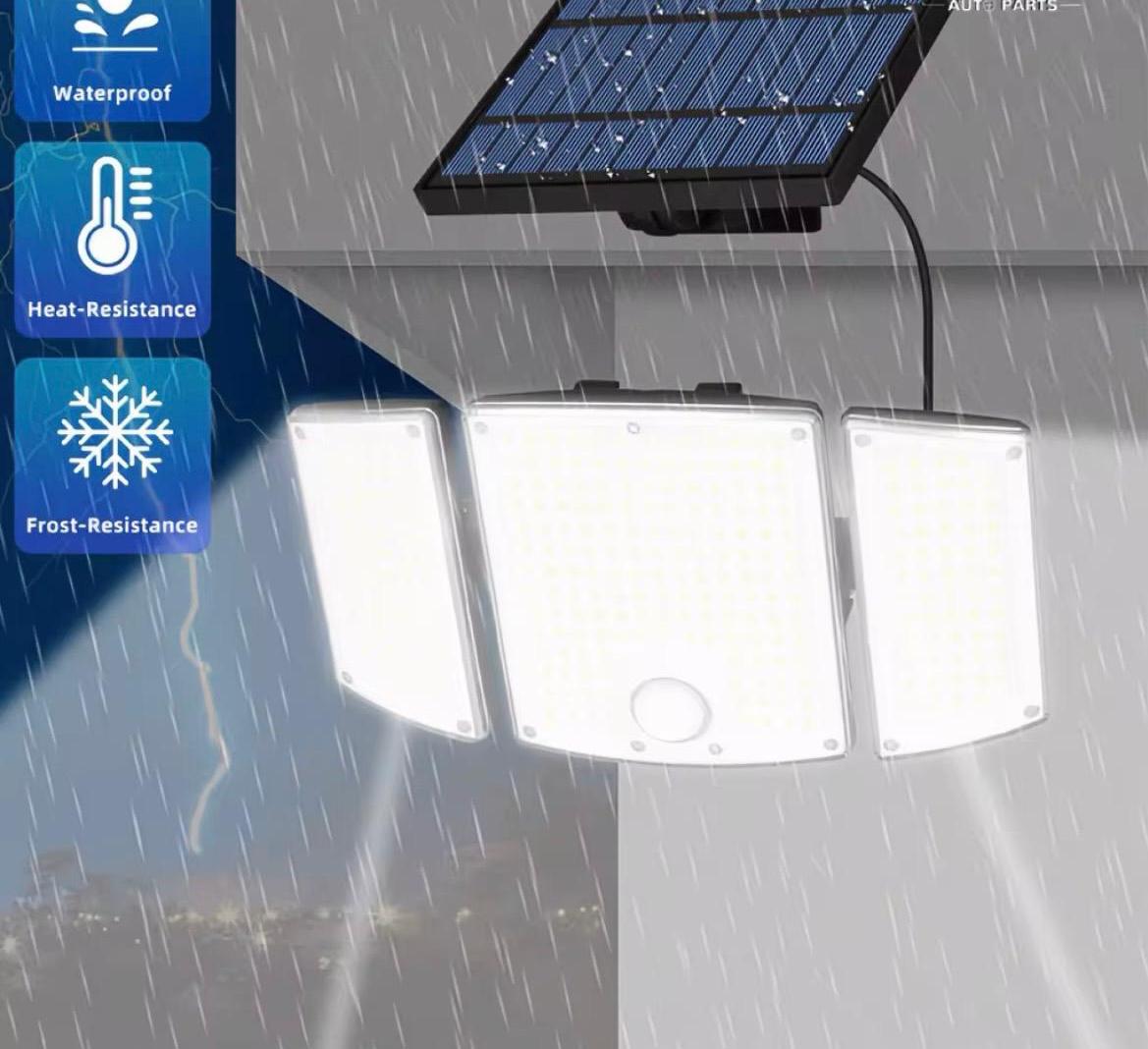 Tredax solar Buitenlamp met bewegingssensor en 278 LED
